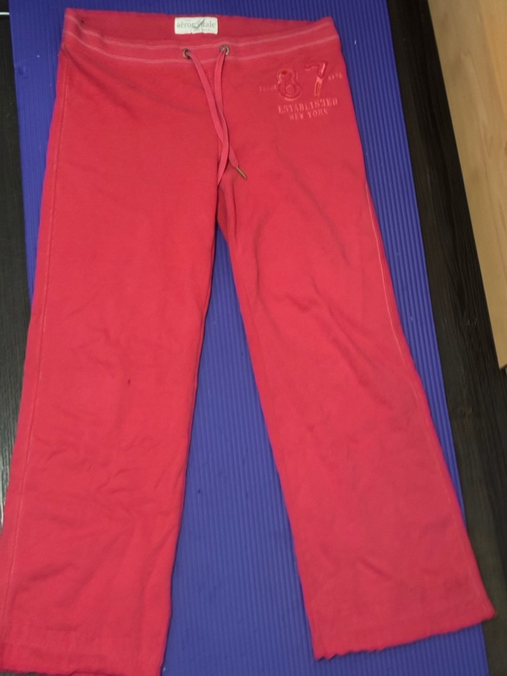 Aeropostale Rose Pink Sweatpants with Drawstring